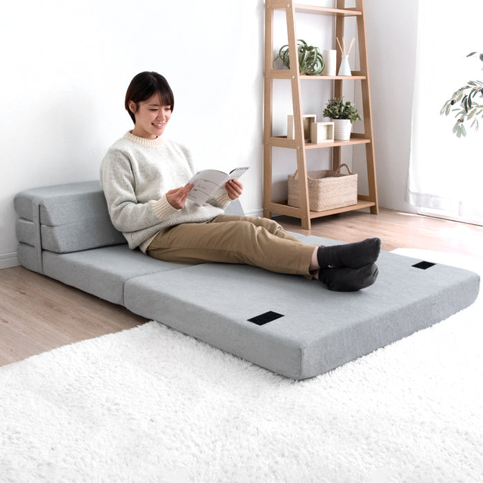シングル] ソファになる高反発マットレス 厚み10cm ウレタン 4way