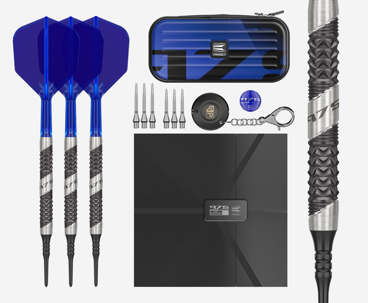 975 Ultra Marine 10 Soft Tip Darts | Target Darts