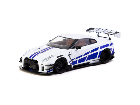 Tarmac Works 1/43 Liberty Walk LB-WORKS NISSAN GT-R R35 type 2 White -