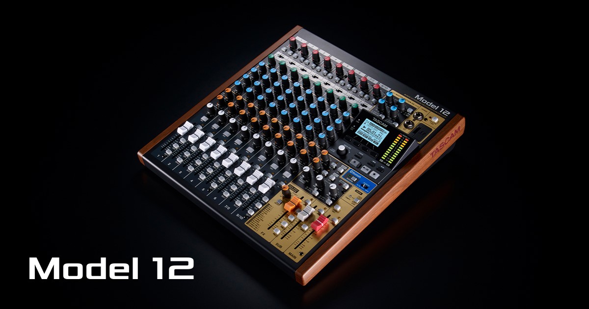 小型サイズ多機能ミキサー/USBオーディオインターフェース TASCAM