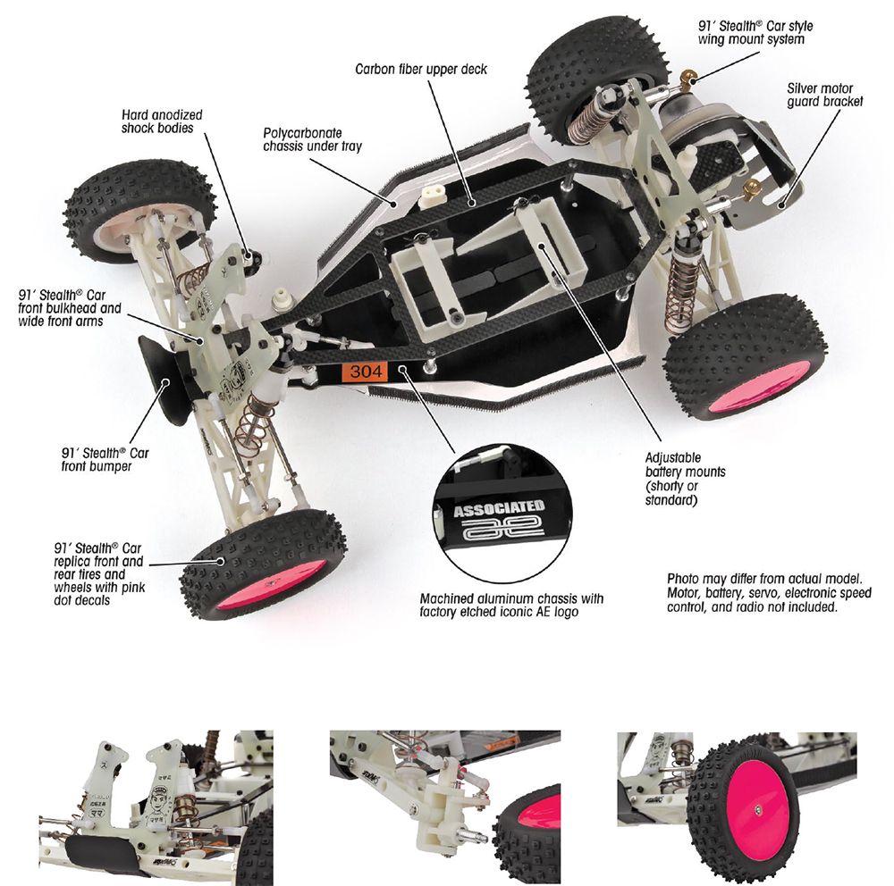 アソシエイテッド】AS6044 RC10 1991 Stealth Masami Edition Kit