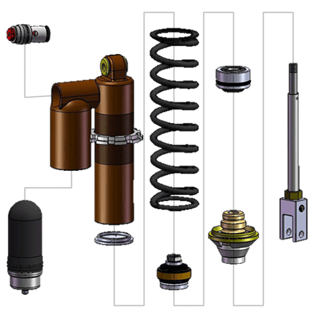 Suspension Parts for 1988 KAWASAKI ZX-10 (ZX1000) Motorbikes