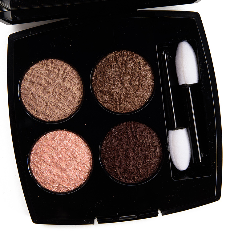 Chanel Tweed Brun et Rose (04) Les 4 Ombres Tweed Multi-Effect
