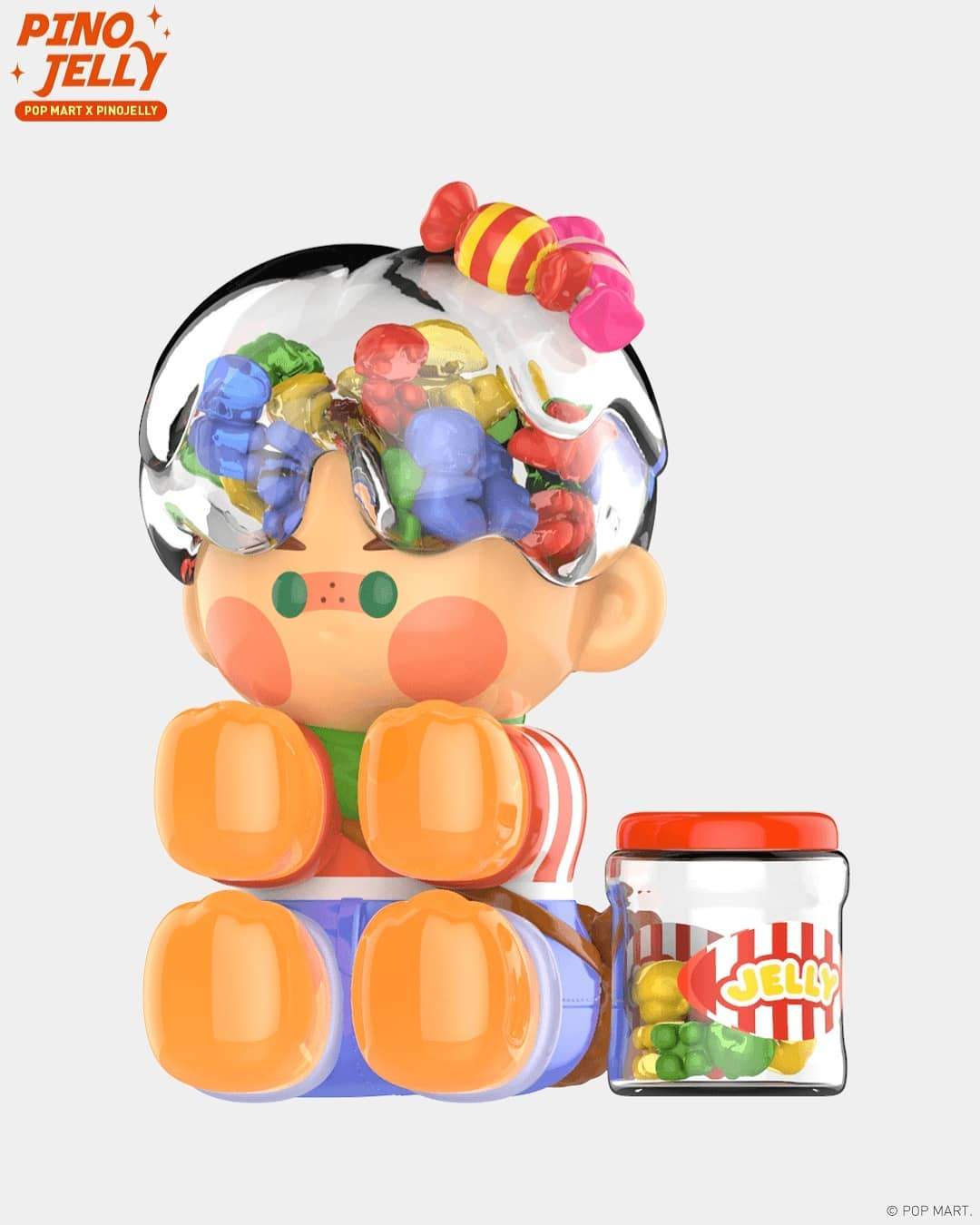 TESOLIFE特搜商城 POPMART PINO JELLY TOOTHACHE BOY