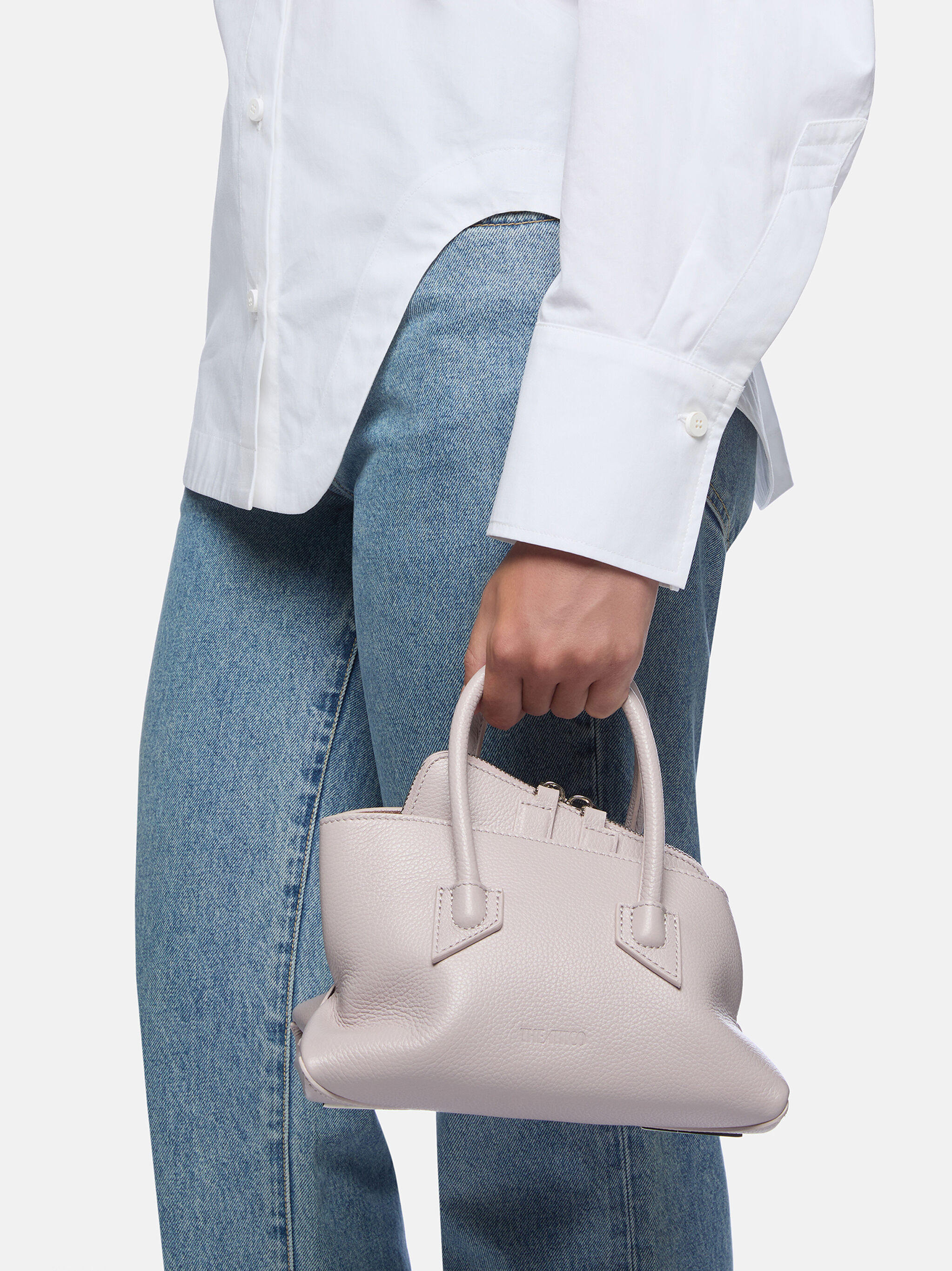 La Passeggiata Mini'' light mauve top handle for Women | THE ATTICO®