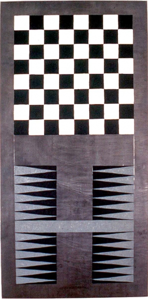 Untitled (Double Lead Checks: 2) - Sherrie Levine | The Broad