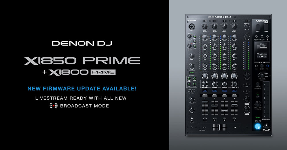 DENON DJ X1850 DJミキサー Denon DJ X1850 PRIME | 4-Channel