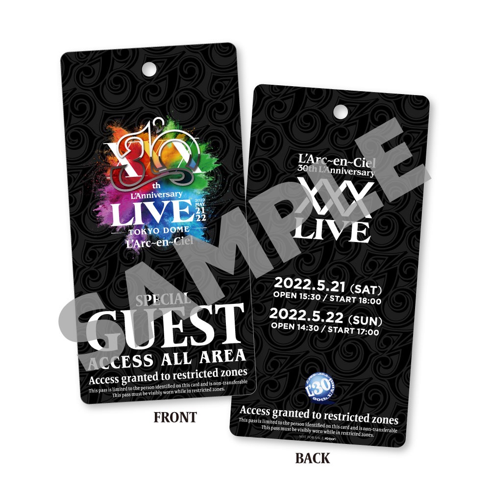 L'Arc〜en〜Ciel『30th L'Anniversary LIVE』の仕様＆トラックリスト