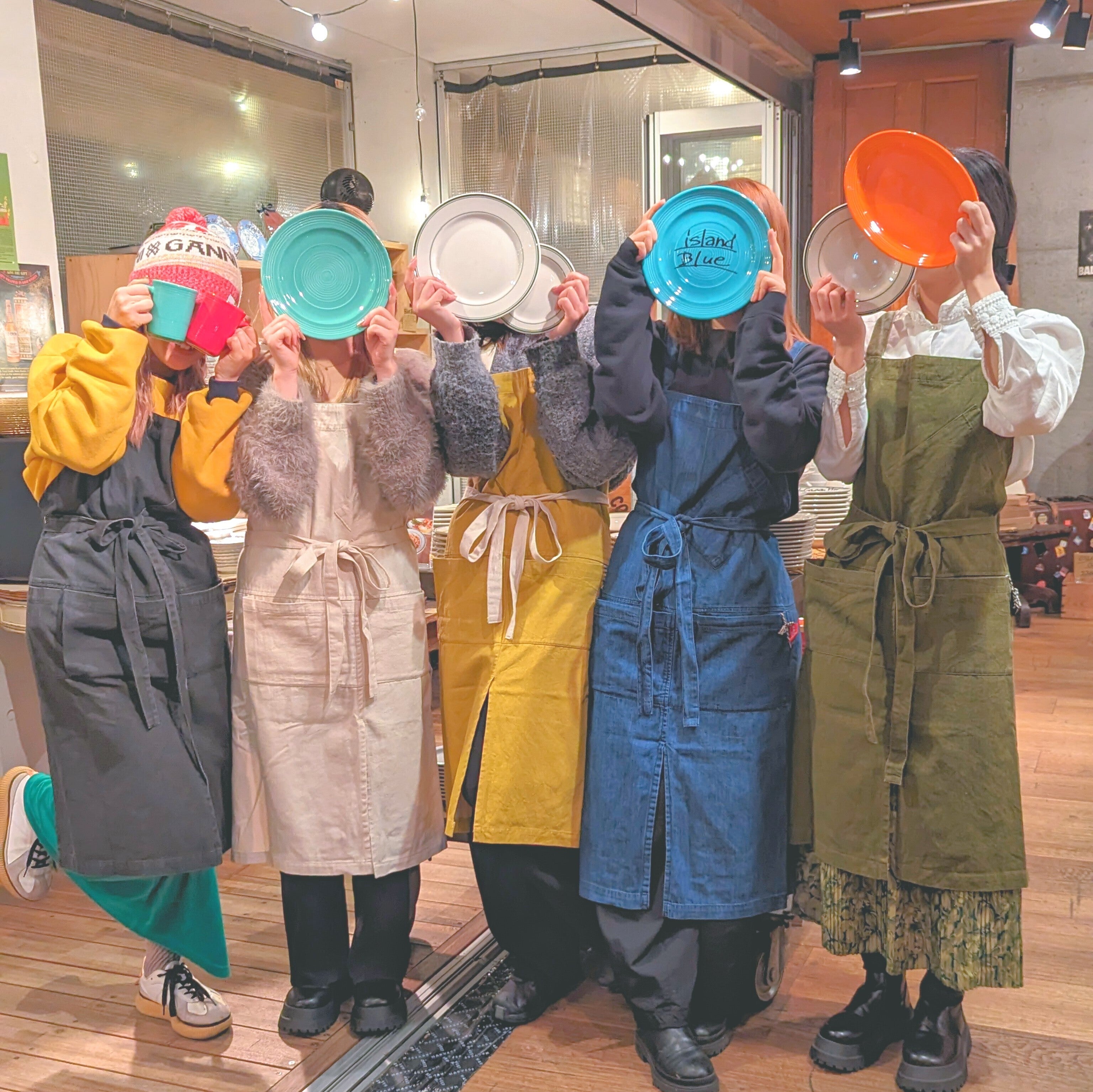 HARVEST メーカーズ ワークエプロン オリーブ MAKER'S WORK APRON