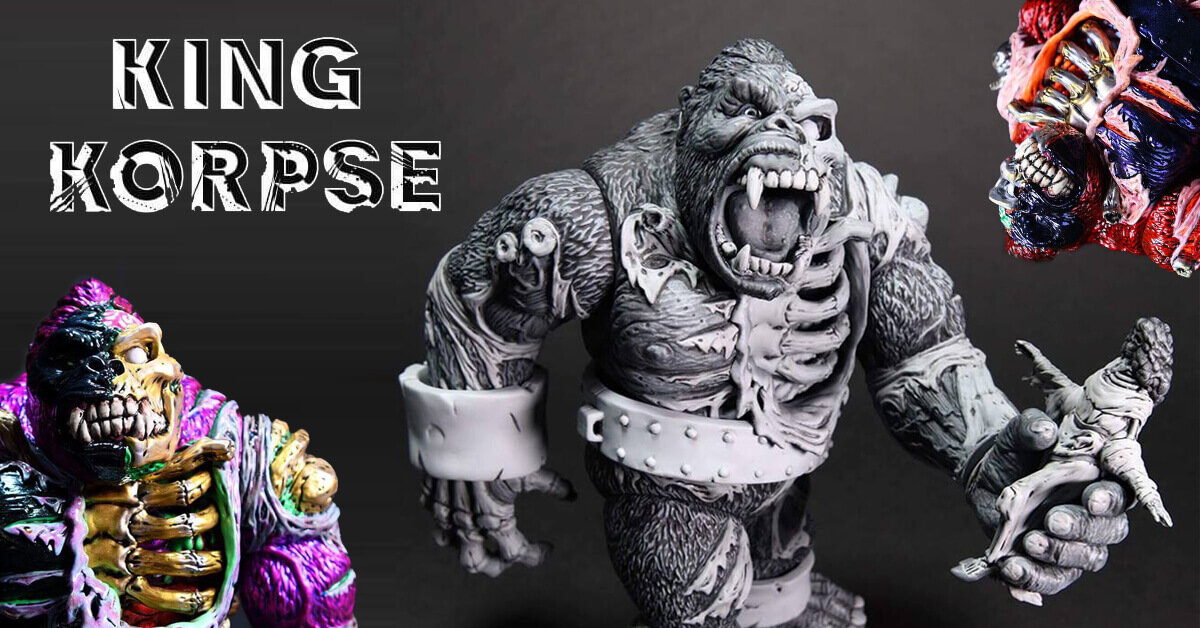 New King Korpse Versions By JAMES GROMAN x INSTINCTOY - The Toy
