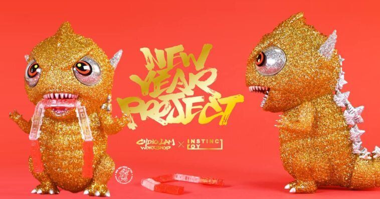 CHINO LAM x INSTINCTOY JIRO GODJRA GOLDEN version NEW YEAR PROJECT