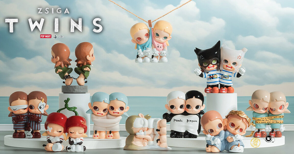 POP MART Zsiga Twins Blind Box Series - The Toy Chronicle