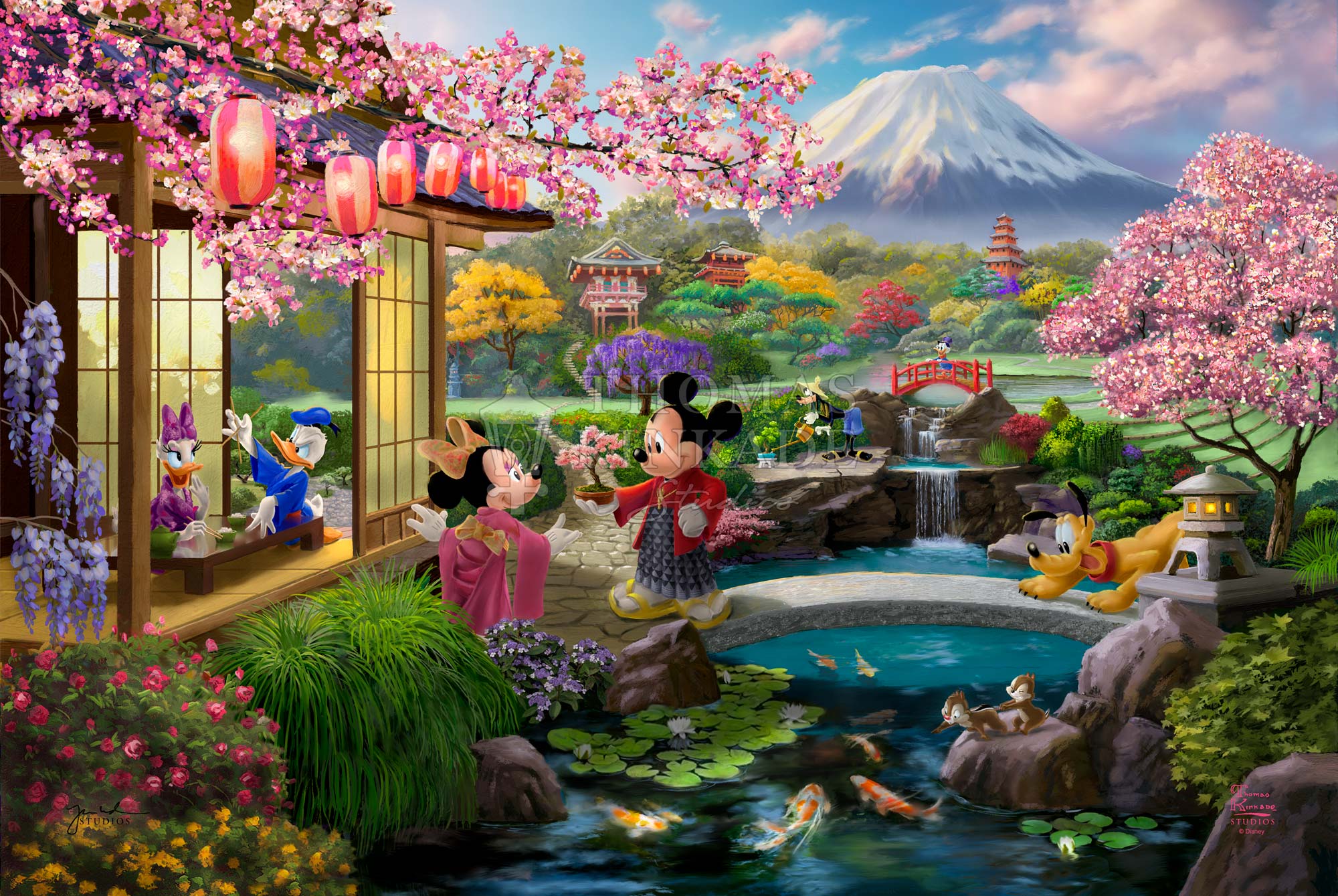 Disney Mickey and Minnie in Japan - Jewel Edition Art – Thomas