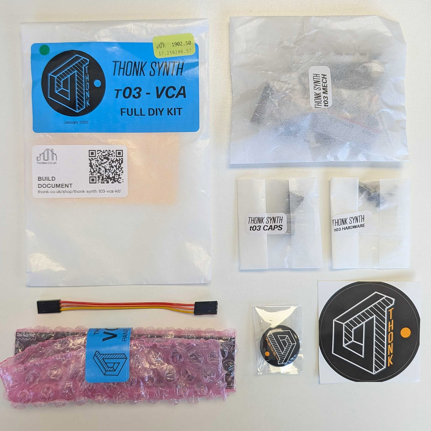 Thonk Synth – DUAL VCA – Full DIY Kit – Thonk – DIY Synthesizer