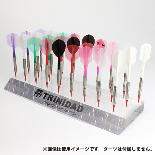 ダーツスタンド TRiNiDAD トリニダード アクリルダーツスタンド 展示