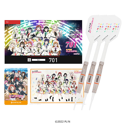 ダーツ バレル ラブライブ！シリーズ ダーツセット Aqours Liella! μ's