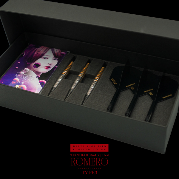 TiTO限定】ダーツ バレル TRiNiDAD Romero3 ST TiTO LIMITED 岩田夏海
