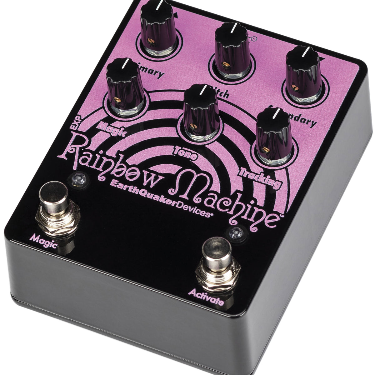 EarthQuaker Devices Limited Edition Pink on Black Rainbow Machine