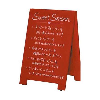 黒板／ブラックボード】赤い木製黒板 mini WA60RS | 看板の激安通販