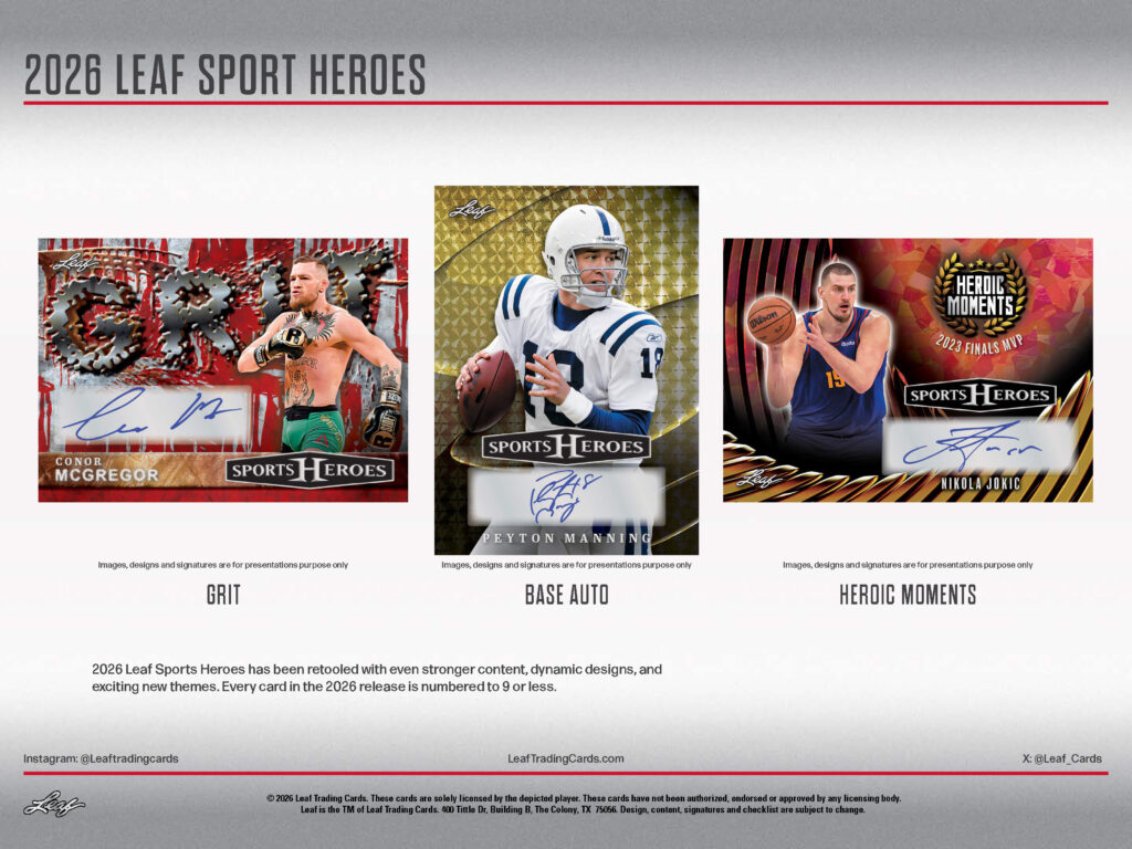 製品情報】2026 LEAF METAL SPORTS HEROES HOBBY