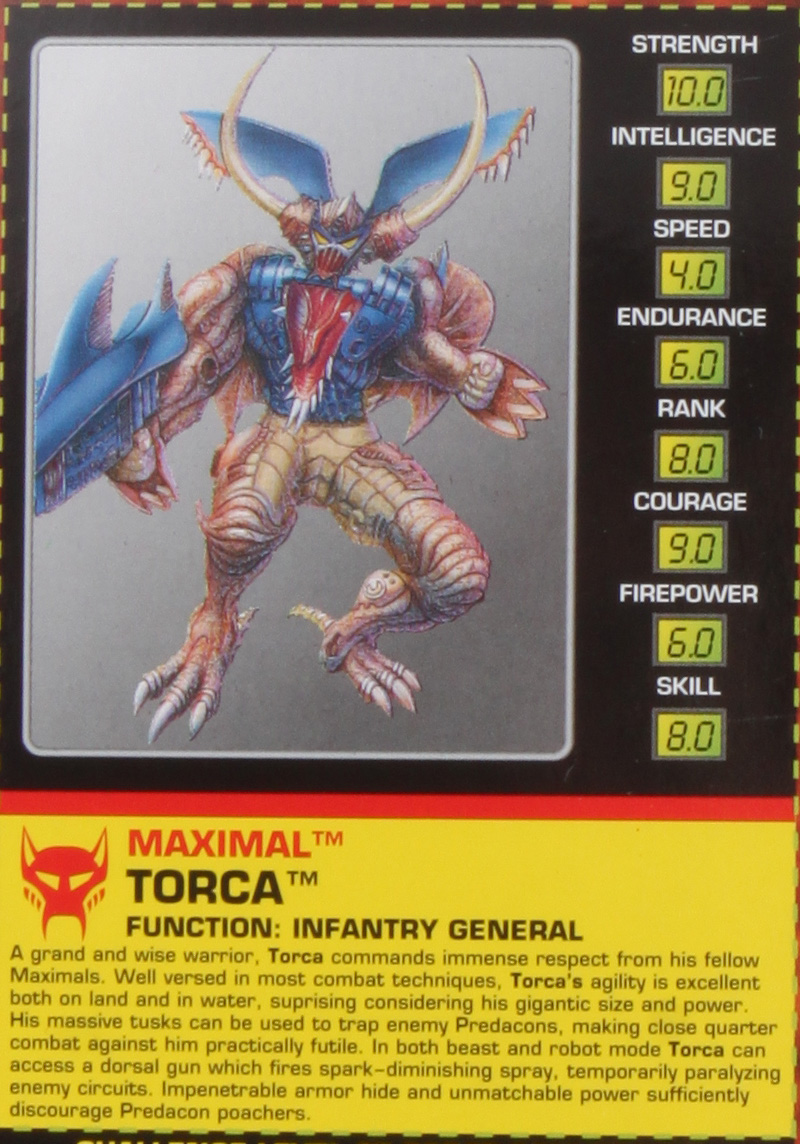 Deluxe Class Torca (Transformers, Beast Wars, Maximal