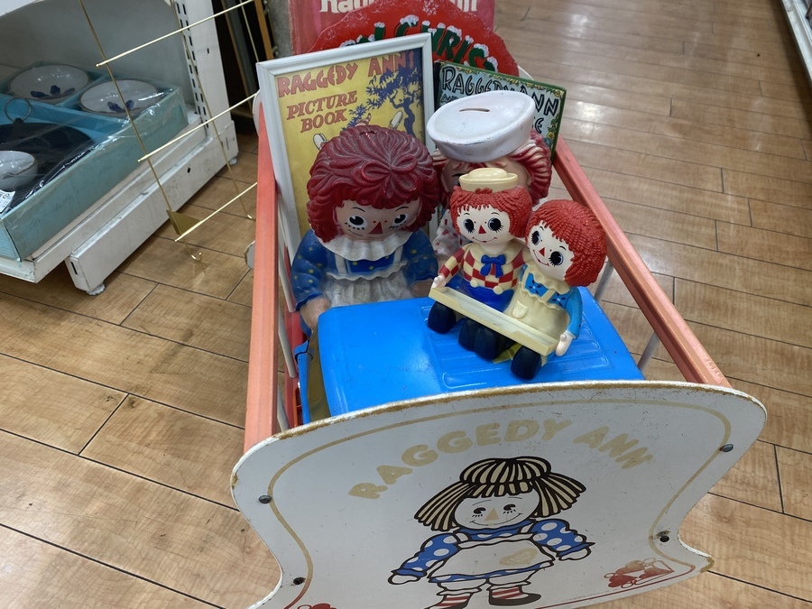 Raggedy Ann & Andy(ラガディ・アン&アンディ)のグッズが買取入荷致し