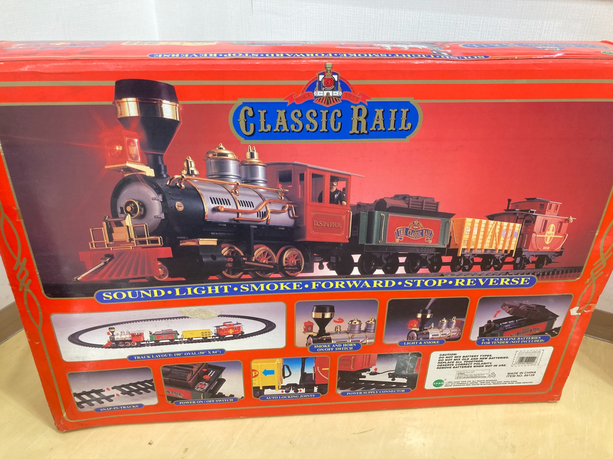 ECHOのCLASSIC RAIL(蒸気機関車レールセット)が入荷いたしました