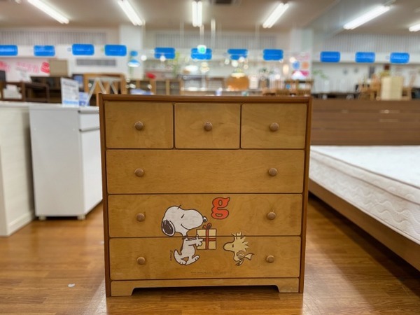 スヌーピーのレトロでかわいいチェストが入荷しました！【川越店