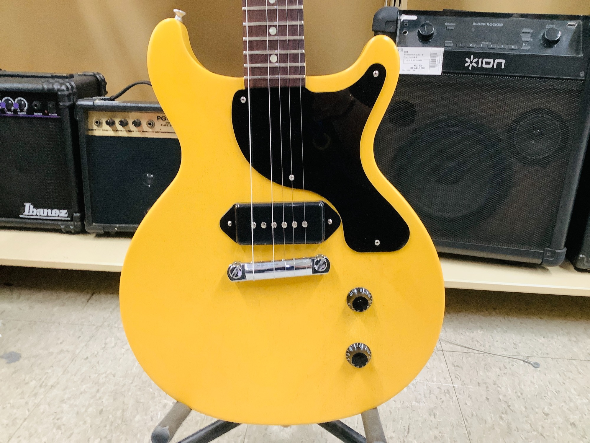 GIBSON(ギブソン）Les Paul junior(レスポールジュニア）TVイエロー