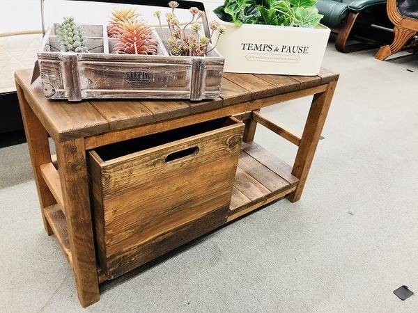 WEB販売中】niko and (ニコアンド)ウッドシェルフベンチ買取入荷