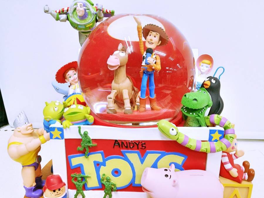 トイストーリー アンディのおもちゃ箱 ライトアップ オルゴール付