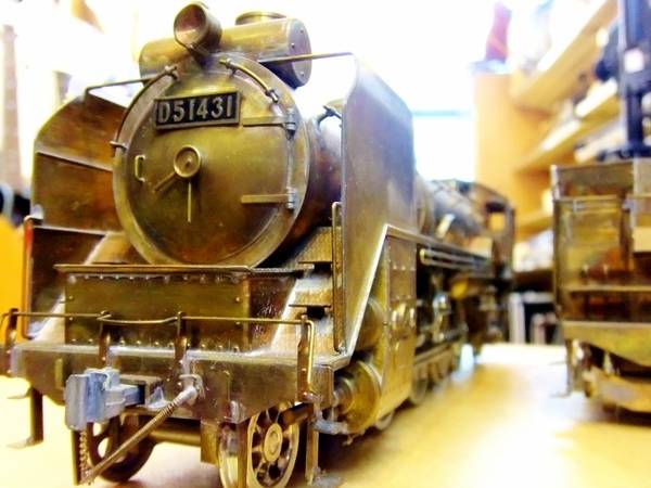 D51(デコイチ)Oゲージ!!真鍮地肌車両が買取入荷です!!【大和店】｜2015