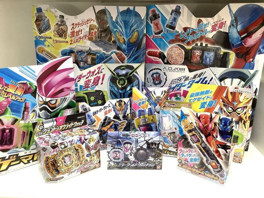 仮面ライダー大量入荷致しました！ビルド!ジオウ!エグゼイド勢揃い