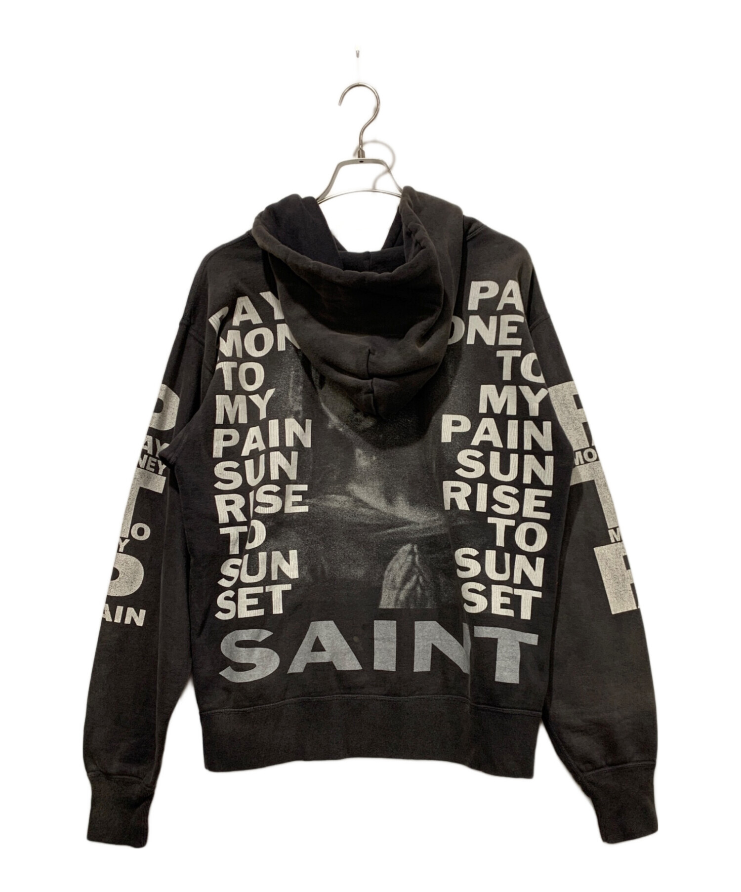 中古・古着通販】SAINT MICHAEL (セントマイケル) PTP HOODIE グレー