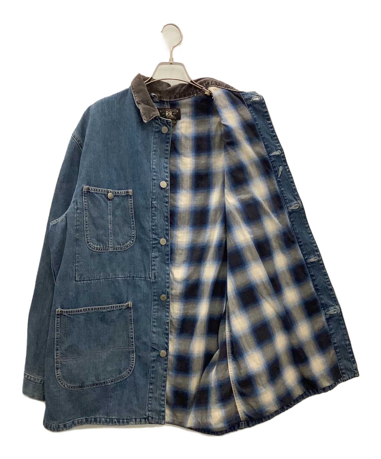 中古・古着通販】RRL (ダブルアールエル) カバーオール インディゴ