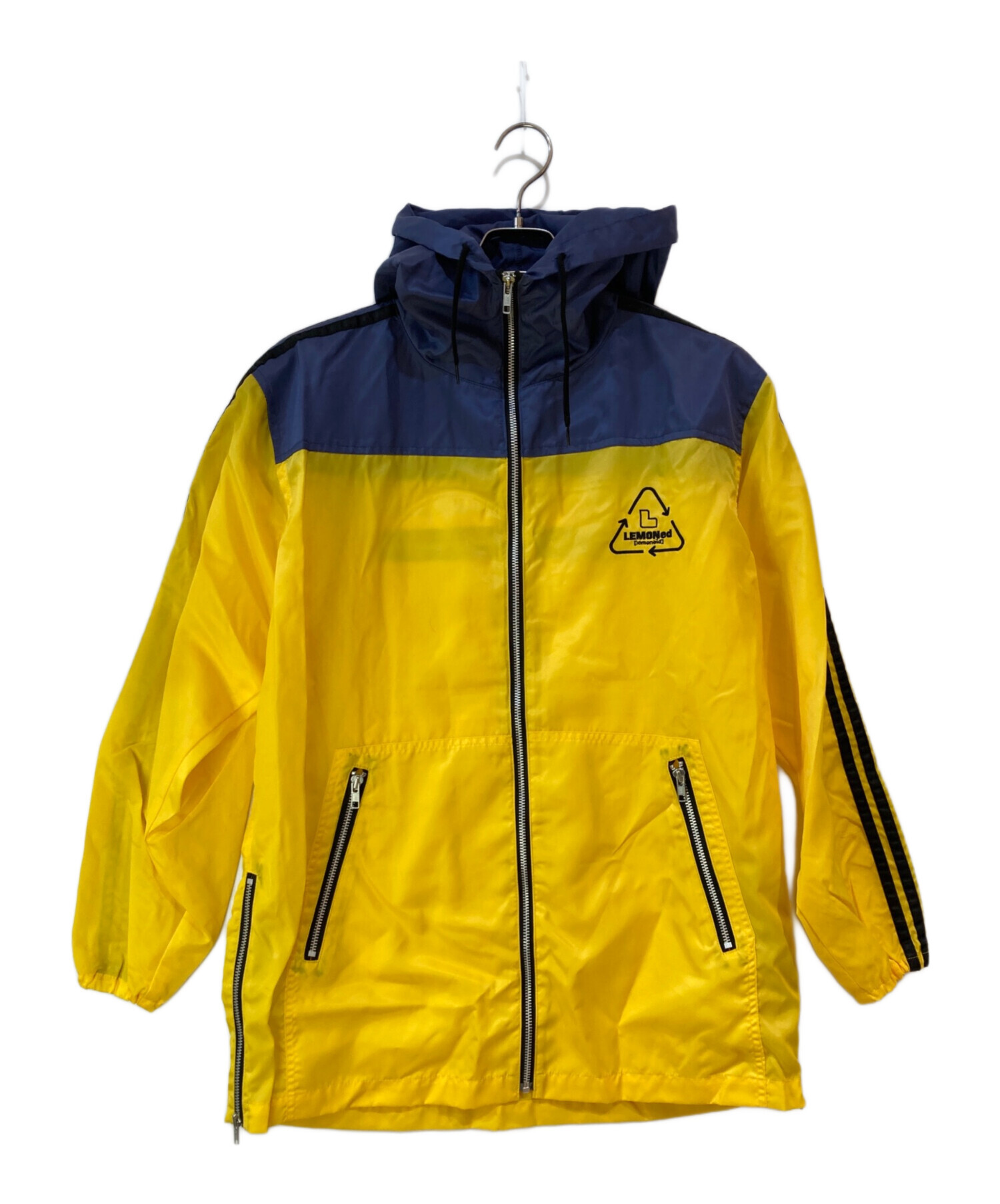 中古・古着通販】LEMONED (レモネード) ラインパーカー イエロー