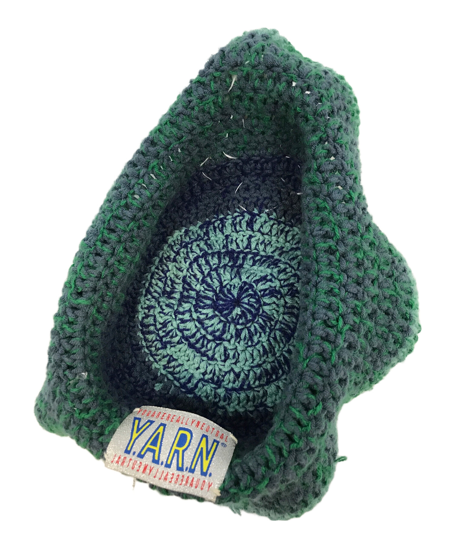 中古・古着通販】Y.A.R.N. (ヤーン) クロスモチーフニットバケット