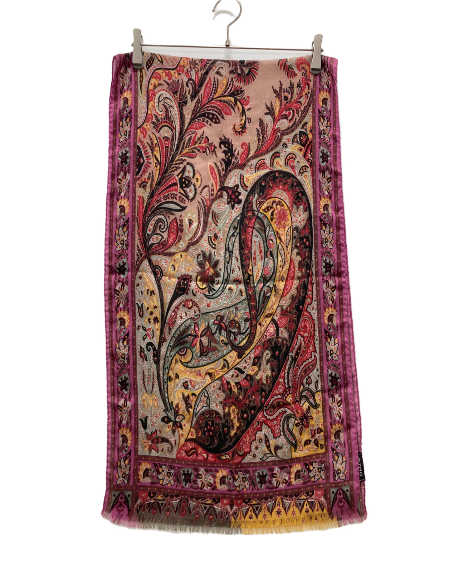 中古・古着通販】ETRO (エトロ) 総柄ストール パープル｜ブランド