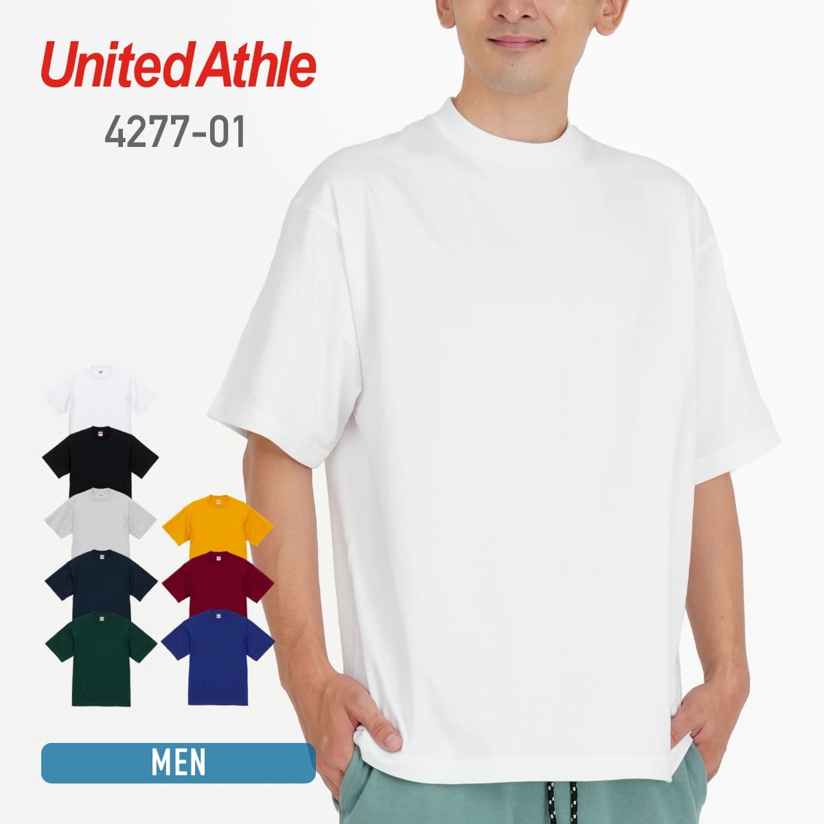 NOiD] Tシャツ Lサイズ 白 United Athle ユナイテッドアスレ United