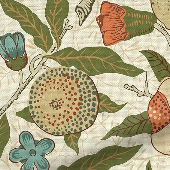 William Morris -ウィリアムモリス フルーツ オータム ロールスクリーン