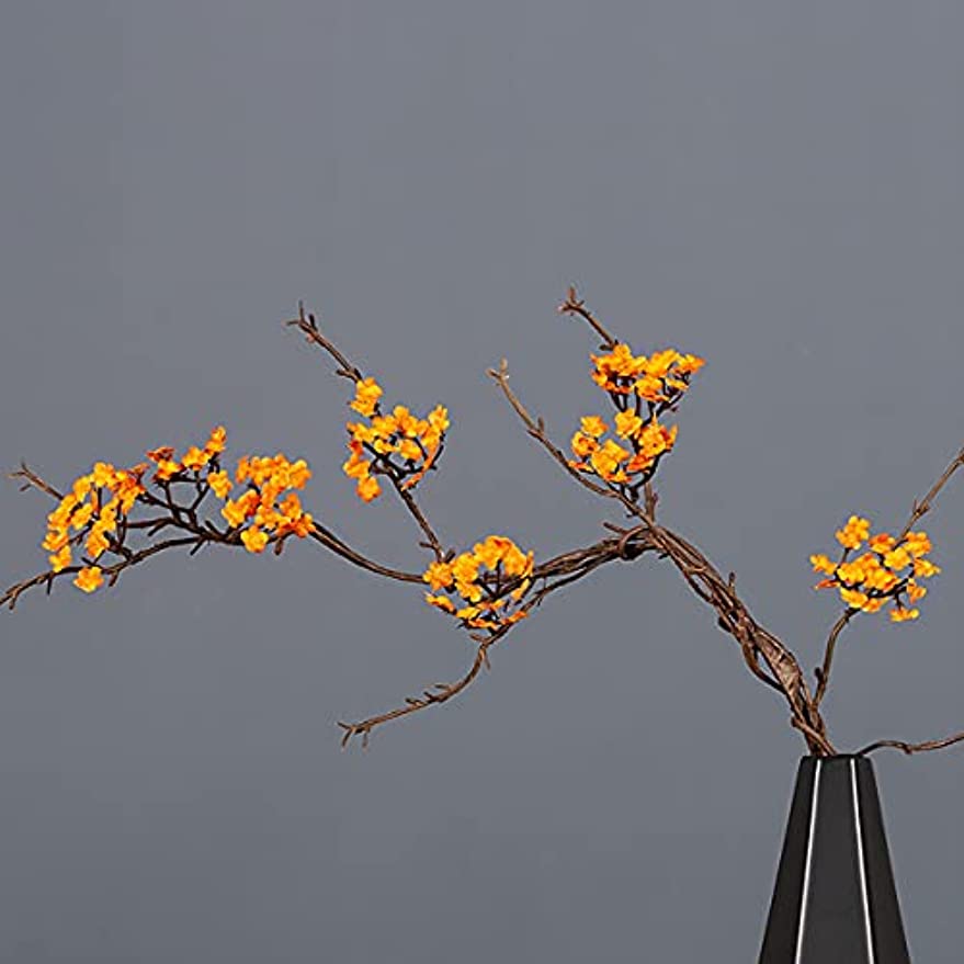 Tuokus」人工観葉植物 造花 梅の花 桜 手作り フラワーアレンジメント