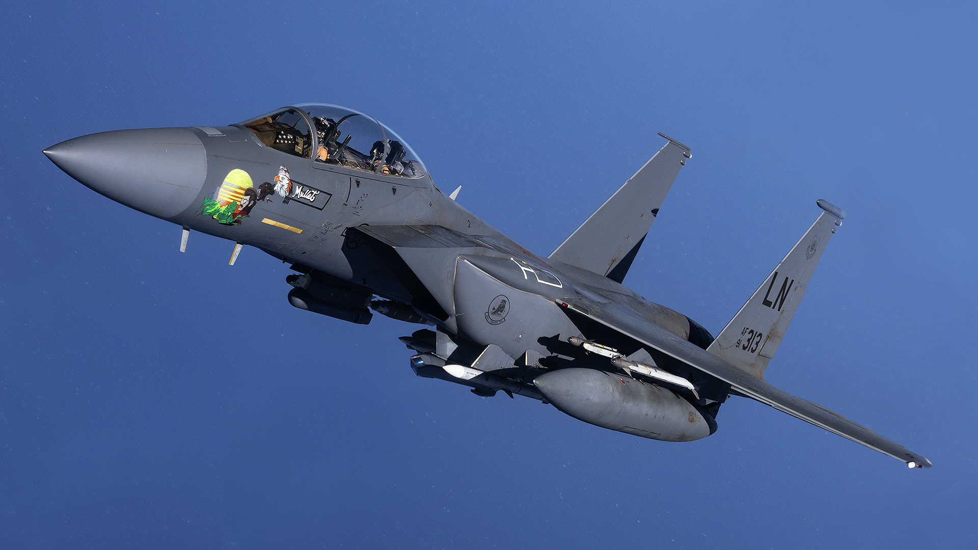 Flying The F-15E Strike Eagle In Air-To-Air Combat, From