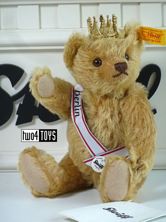 Steiff 656613 BERLIN SPECIAL TEDDY BEAR MOHAIR 2007 | Two4Toys