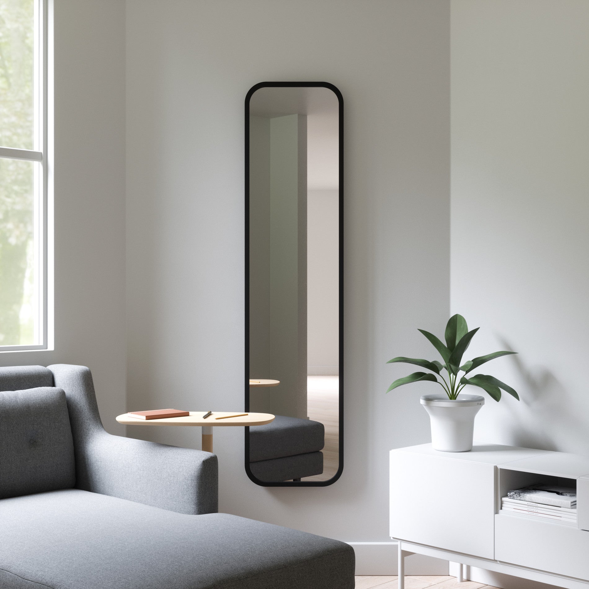 Full Length Leaning Mirror - Hub By Umbra