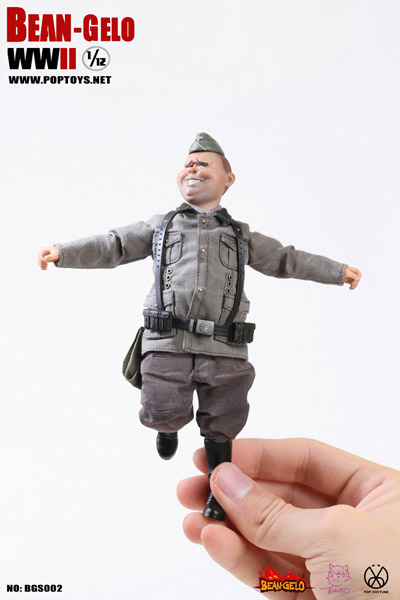 POPtoys】BGS002 1/12 Bean Gelo Series Fat guy--George WW2 ドイツ軍