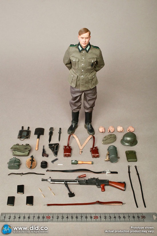DID】D80191 WW2 German SS Polizei-Division ZB30 Gunner - Friedrich