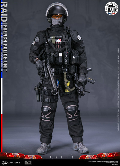 DAM】No.78061 ELITE SERIES 1/6 FRENCH POLICE UNIT - RAID IN PARIS