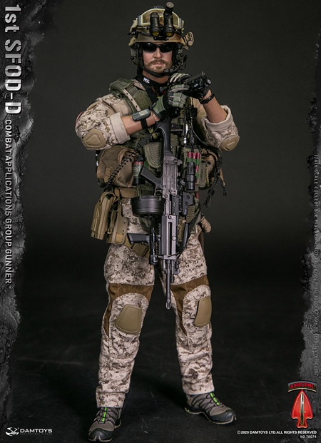 DAM】No.78074 1/6 1st SFOD-D Combat Applications Group GUNNER