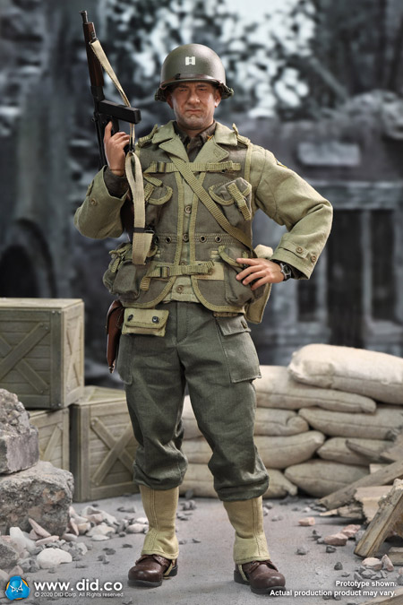DID】A80145 WW2 US 2nd Ranger Battalion Series 3 - Captain Miller