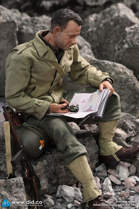 DID】A80145 WW2 US 2nd Ranger Battalion Series 3 - Captain Miller